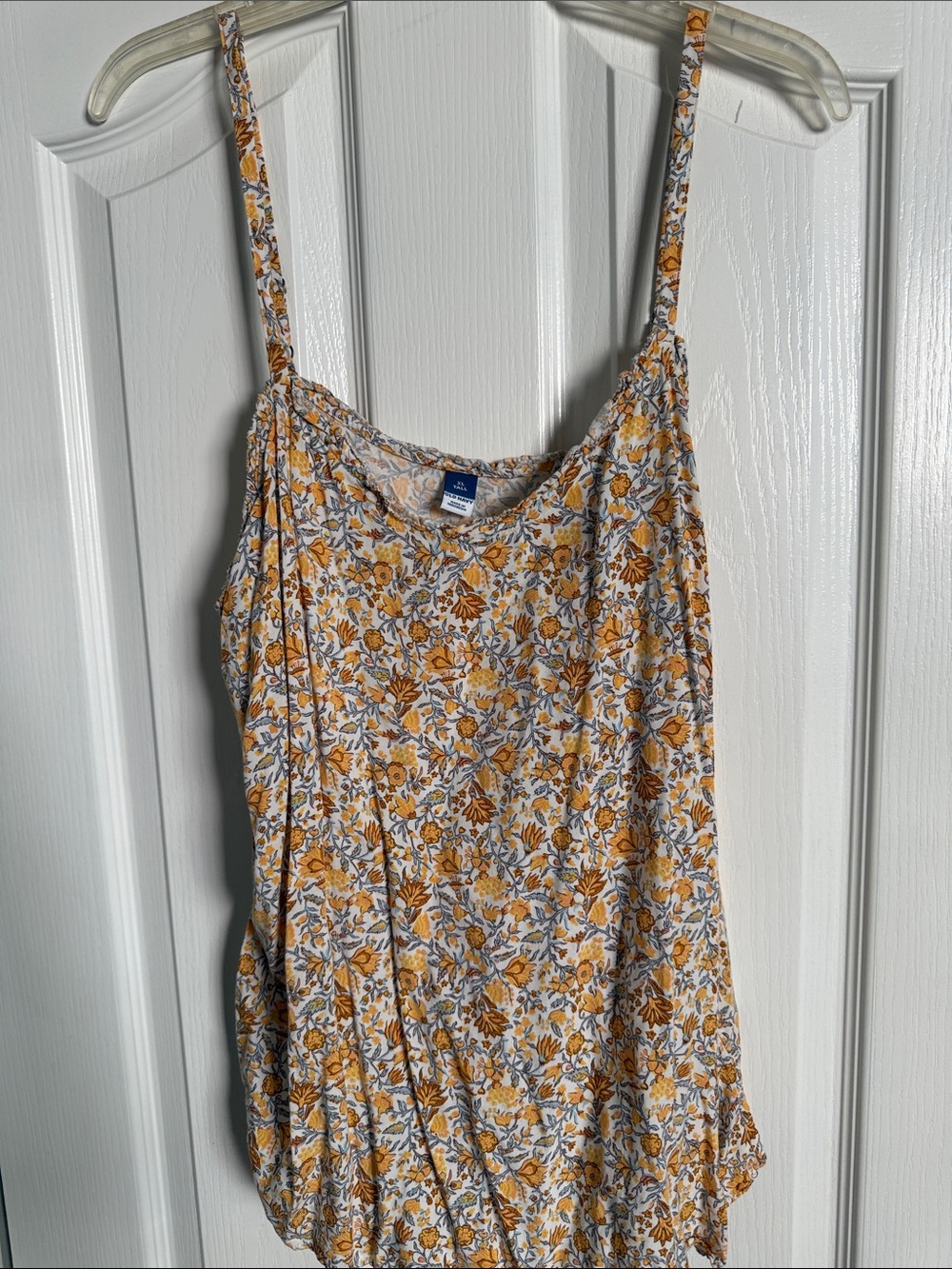 Old Navy Yellow Floral Spaghetti-Strap Camisole